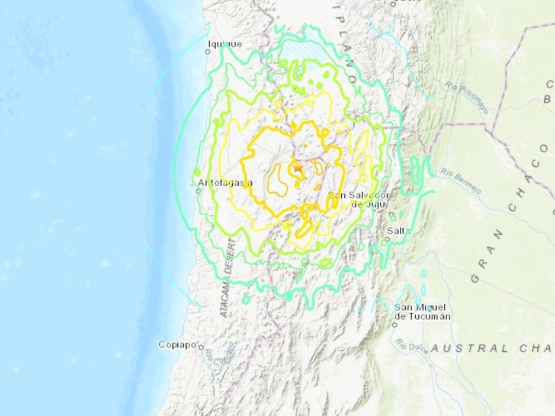 Un sismo de 7,4 grados de magnitud sacudió el norte de Chile