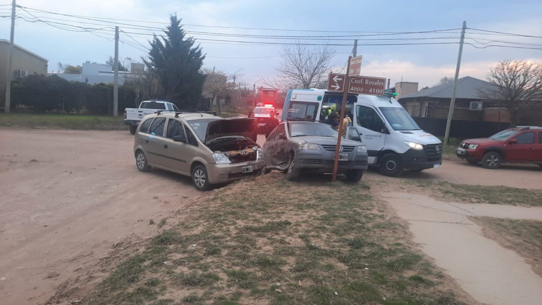 Un hombre de 78 años sufrió heridas en un fuerte accidente de tránsito