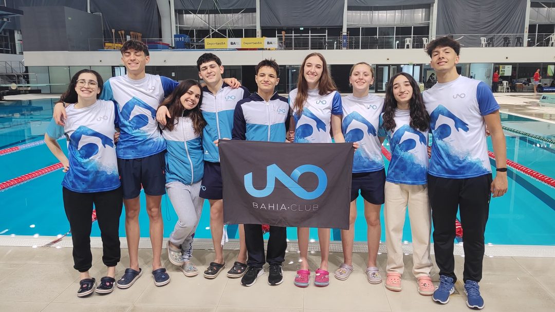 Uno Bahía Club volvió con 6 podios del Nacional de Juveniles de Natación