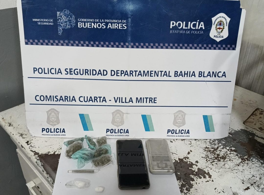 Detuvieron a un joven acusado de vender drogas