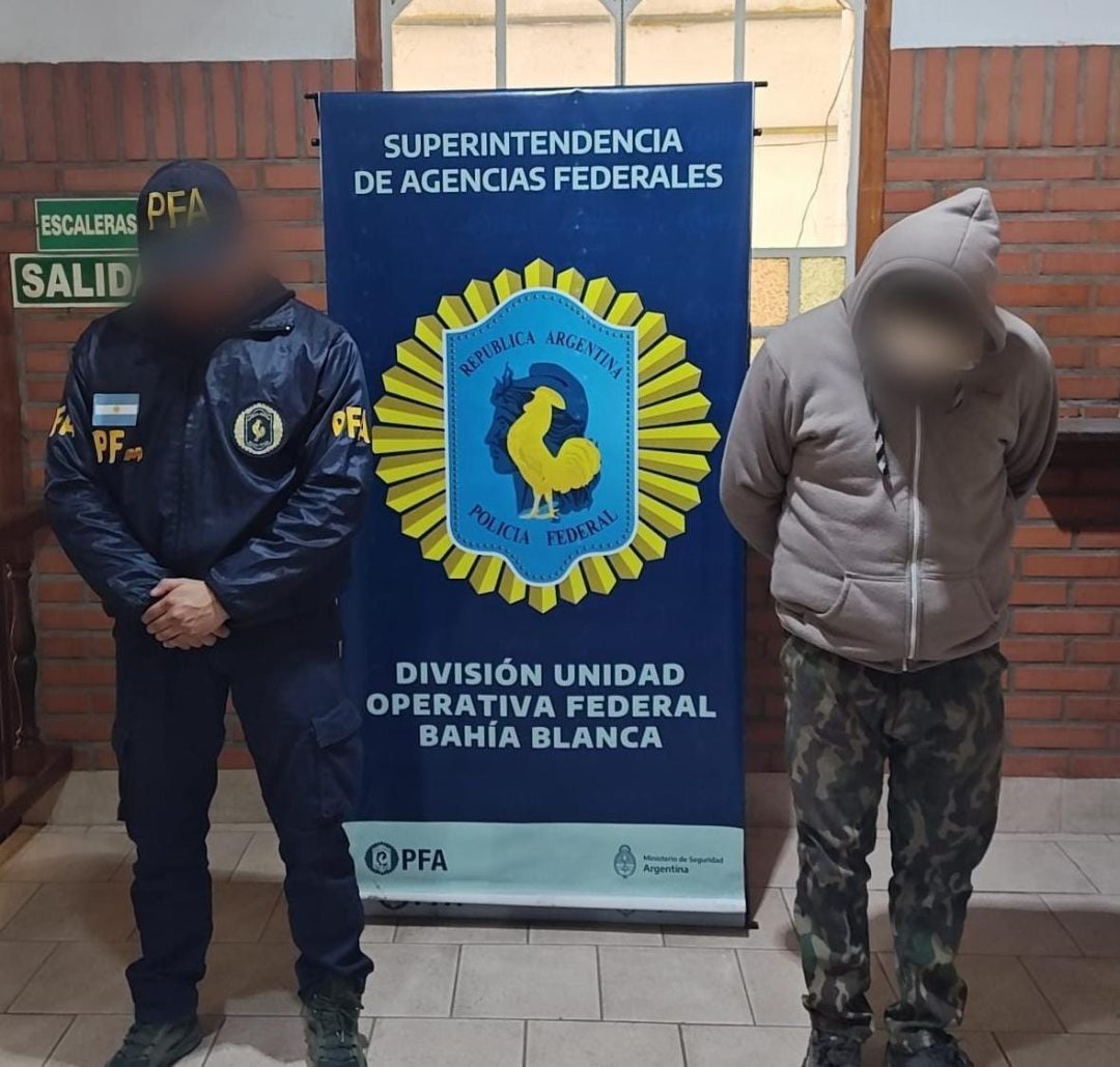 Ciudadano boliviano detenido por Policía Federal y con pedido de captura internacional