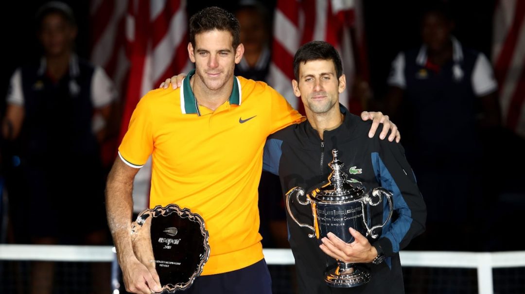 El US Open hizo un inesperado anuncio sobre Juan Martín del Potro y Novak Djokovic