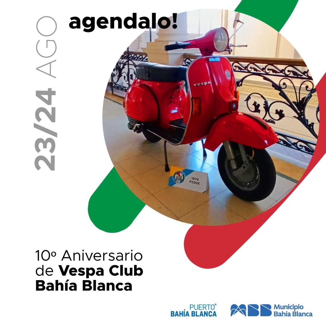 Celebraciones por el 10° Aniversario del Vespa Club