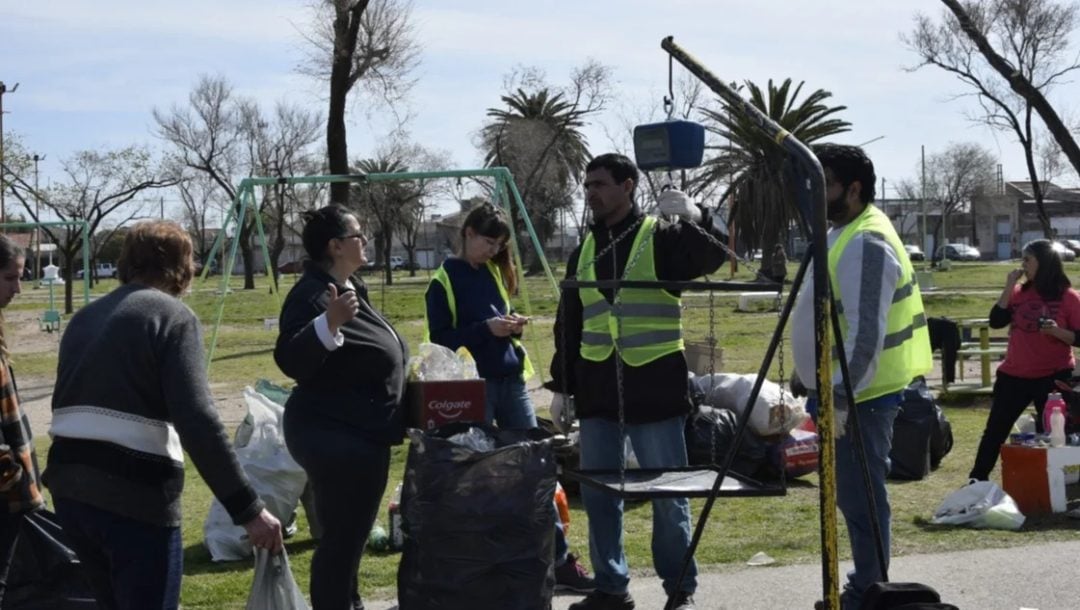 En el último Ecocanje se juntaron más de 1700 kg de residuos secos