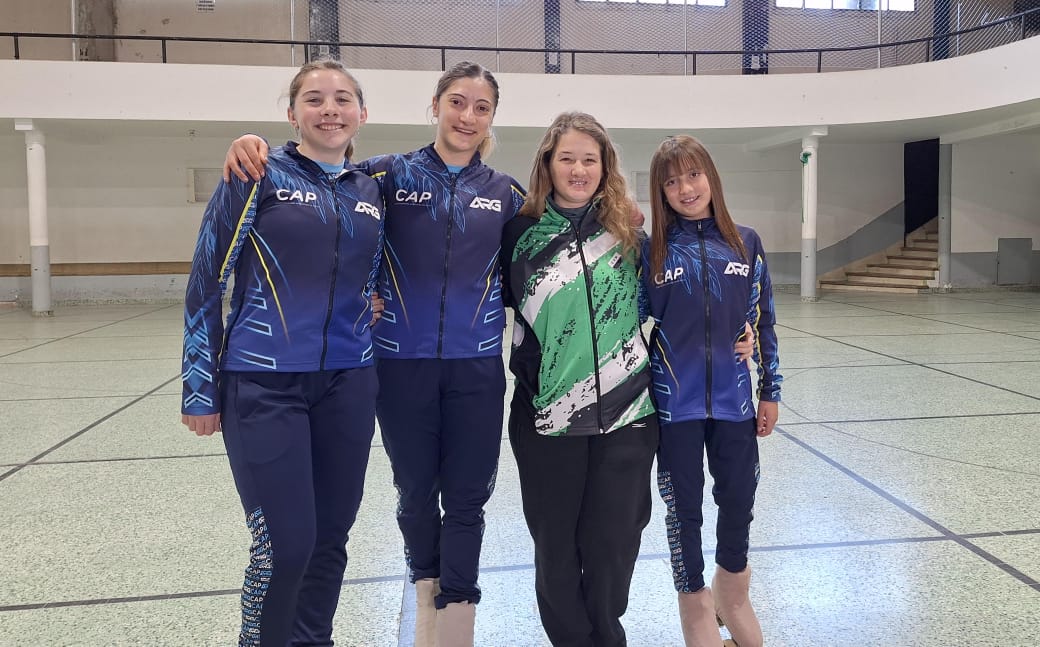 Patinadoras de Villa Mitre representarán al país en el Sudamericano de Brasil