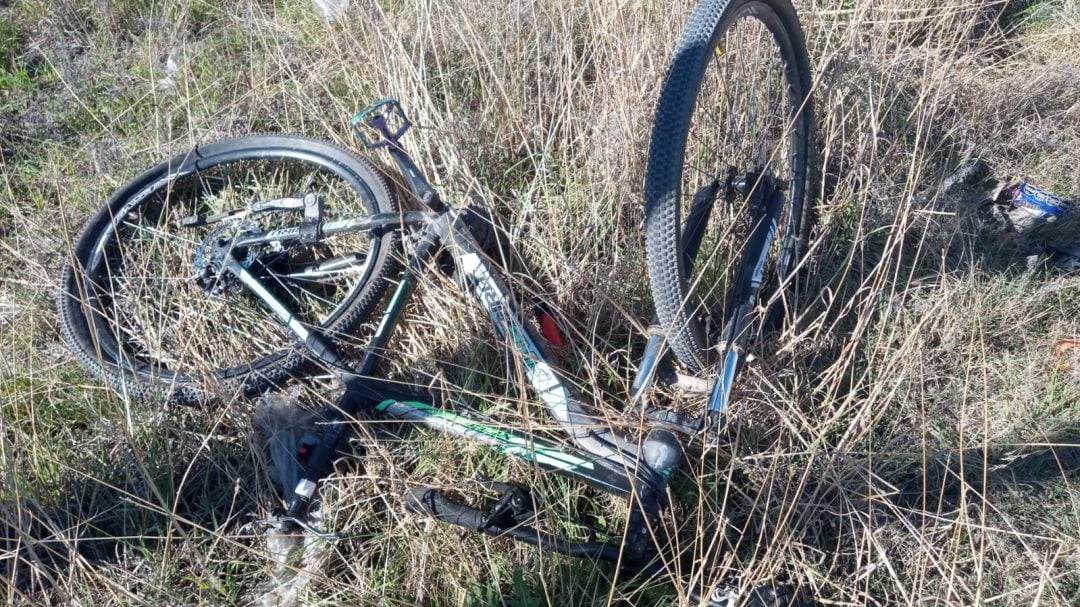 Falleció un ciclista accidentado esta mañana en Ruta 229