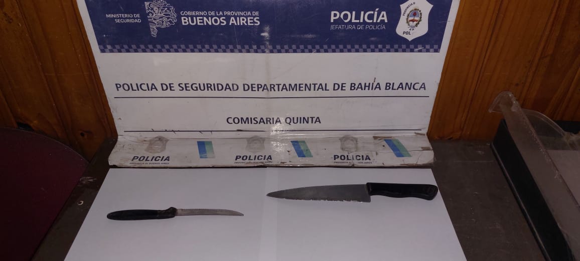 Lo detuvieron por golpear a su padre, amenazarlo con un cuchillo y morder a la policía