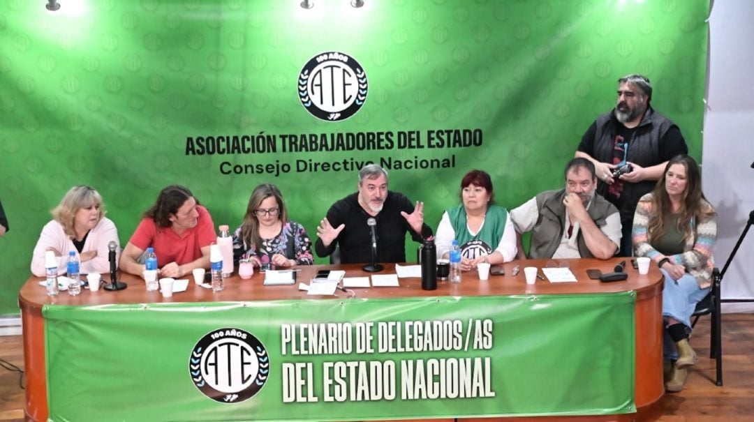 ATE anunció un paro para este jueves: reclama la renovación de 65 mil contratos que vencen a fin de mes