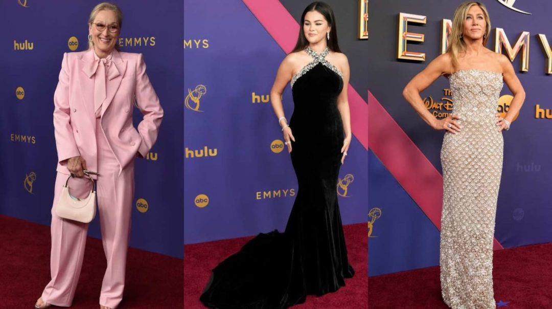 De Meryl Streep en traje rosa a Jennifer Aniston cubierta de perlas, todos los looks de los Emmy 2024