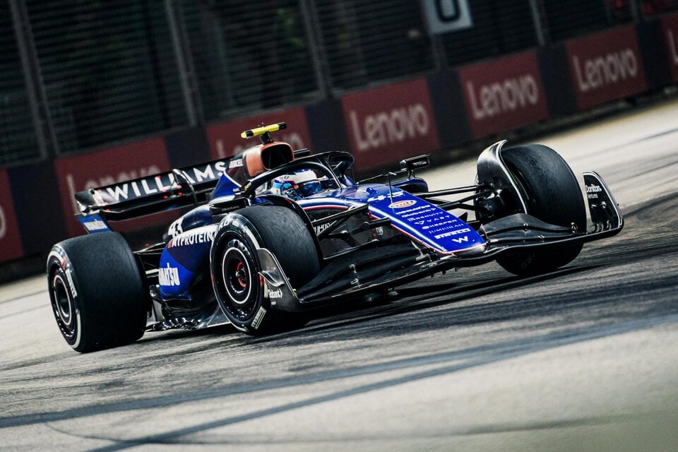 Fórmula 1: Colapinto sufrió la parada en boxes y terminó undécimo en el GP de Singapur