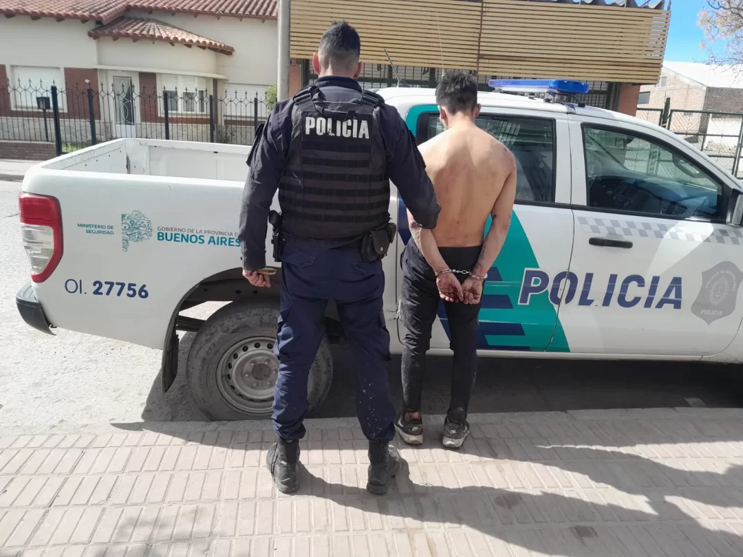 Quedó detenido por meterse a la casa de su madre y amenazarla de muerte