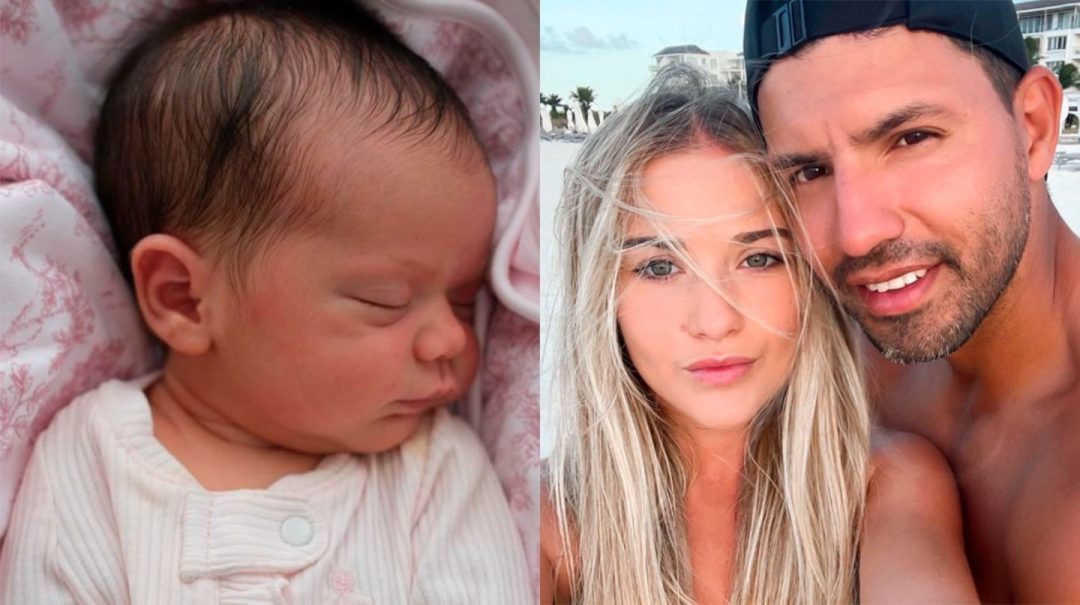 Olivia, la hija recién nacida de Kun Agüero y Sofía Calzetti ya tiene Instagram