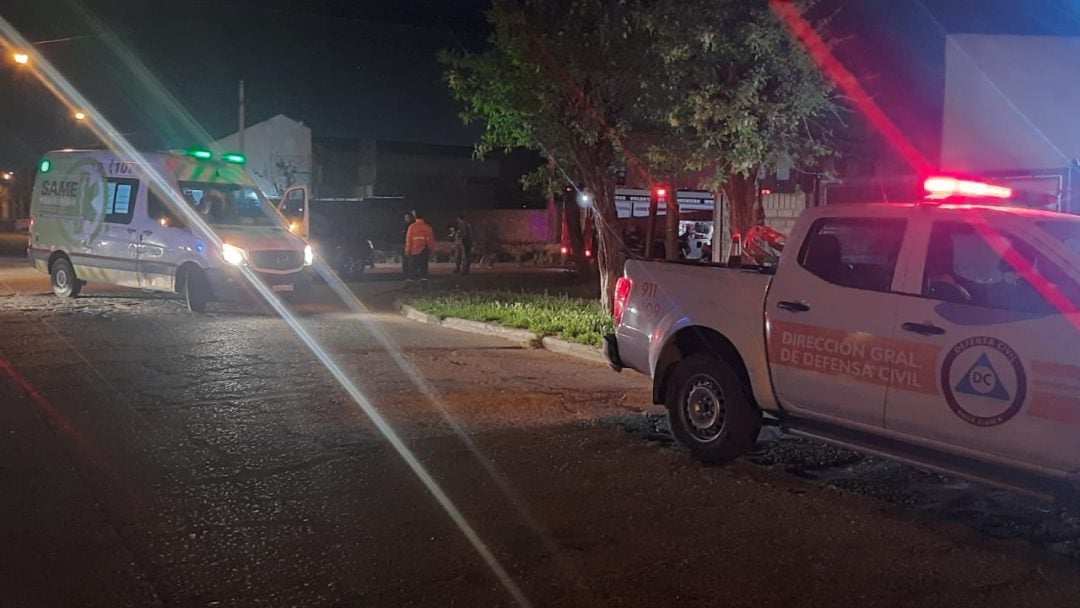 Un ciclista herido en un choque