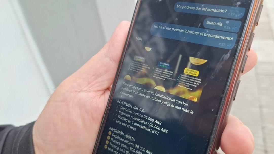 Estafas con Criptomonedas: un bahiense fue víctima por Telegram