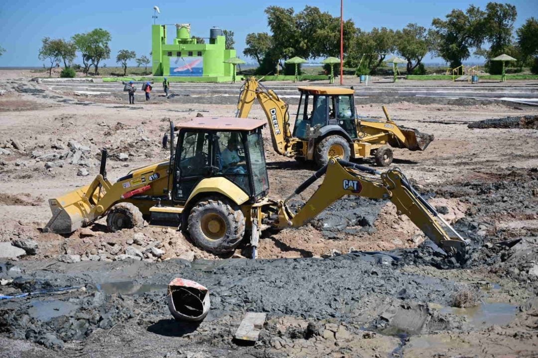 De cara a la temporada de verano 2025 avanzan las obras en el Balneario Maldonado.