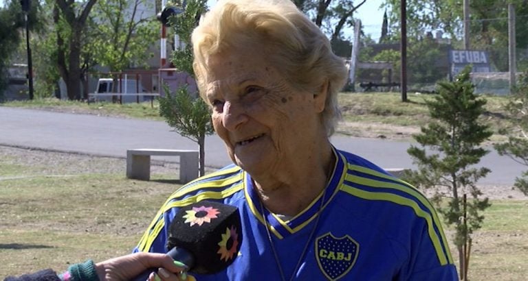 Olga cumplirá el sueño a los 90 años: es fanática de Boca y conocerá la Bombonera