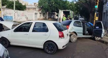 Fuerte choque entre dos autos: uno de los conductores manejaba alcoholizado