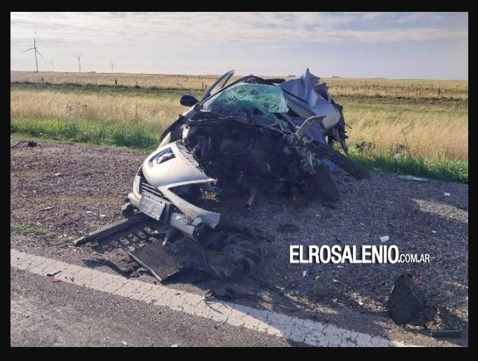 Accidente fatal en el cruce entre Ruta 3 y Ruta 3 Vieja