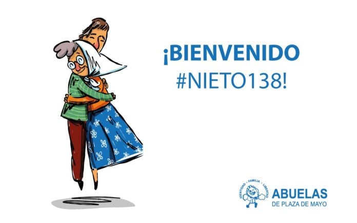 Abuelas de Plaza de Mayo anunció la recuperación del nieto 138