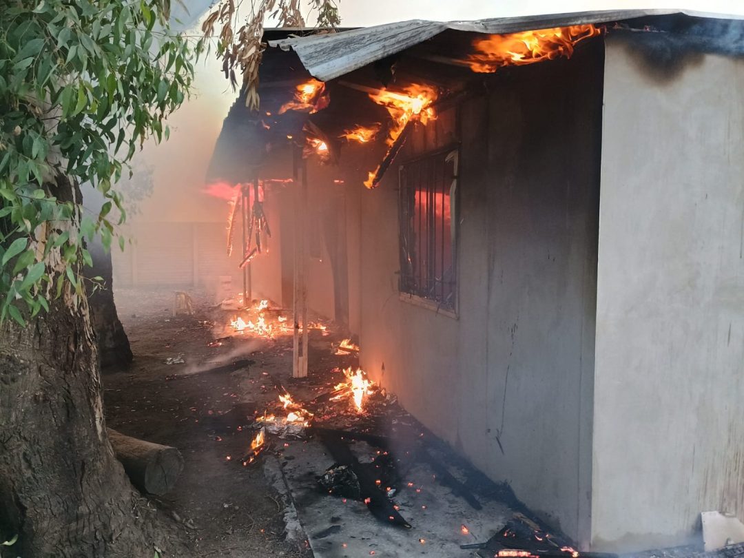 Un incendio destruyó una vivienda