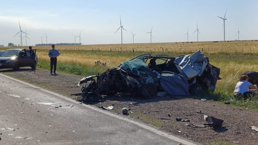 Dieron de alta a la mujer asistida tras la colisión fatal en Ruta 3