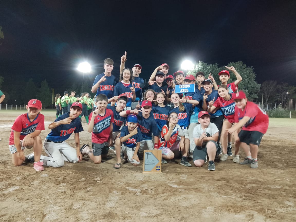 Los Indios se consagraron campeones nacionales de softbol infantil