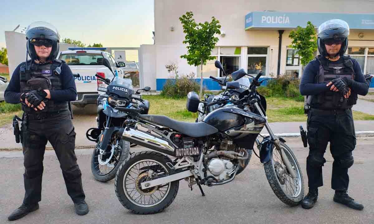 Secuestran una moto robada en medio de un operativo para prevenir picadas ilegales