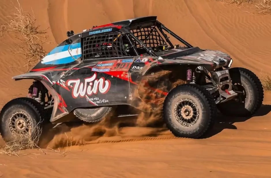 El argentino Nicolás Cavigliasso ganó la tercera etapa del Dakar y es líder en la categoría challenger