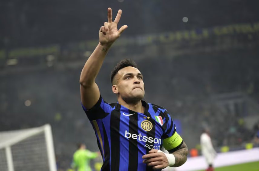 Lautaro Martínez, imparable: marcó un hat-trick, superó un récord y el Inter sueña en la Champions League