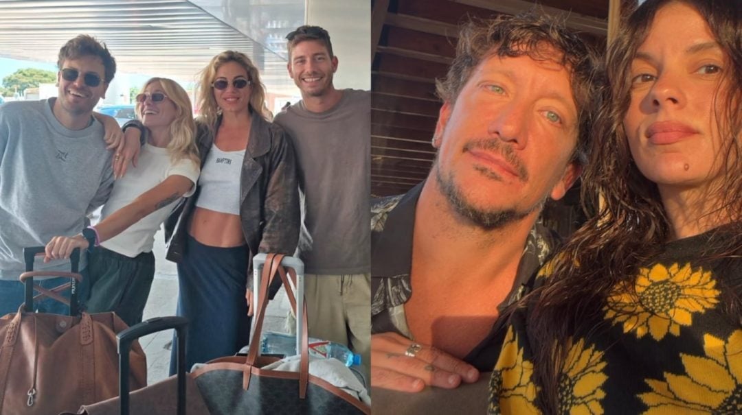 Las fotos del divertido reencuentro de los ex “Casi Ángeles” en una playa de la costa argentina