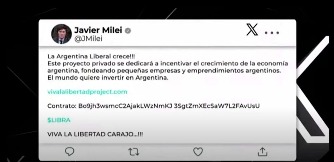 Escándalo con $Libra: “Fue un esquema de pump and dump: inflaron el precio y luego lo dejaron caer”