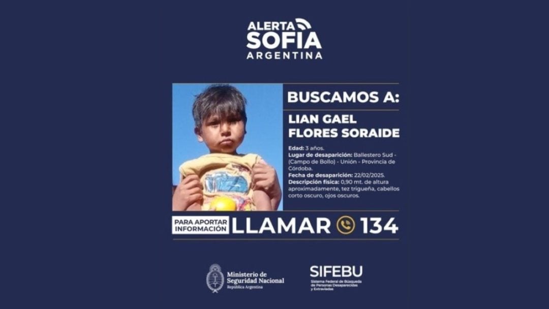 El Alerta Sofía: un sistema clave en la búsqueda de niños desaparecidos