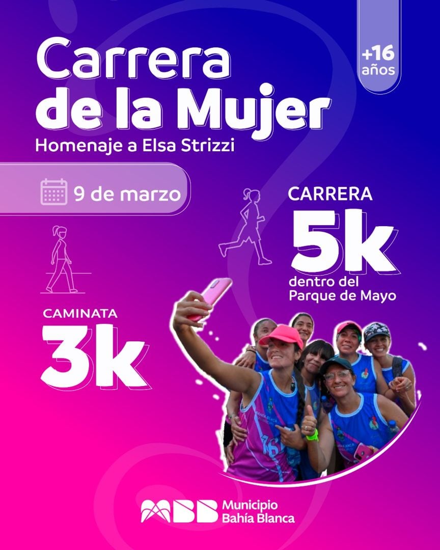 Abren las inscripciones para la Carrera de la Mujer 2025