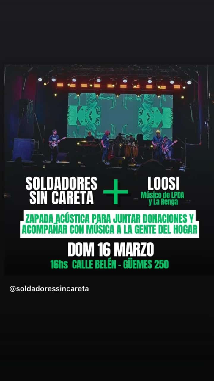 Recital de rock a beneficio de los inundados