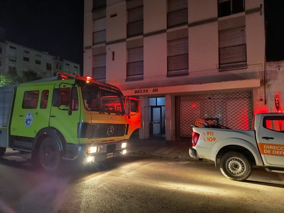 Susto en el centro: principio de incendio en un edificio de Estomba al 300