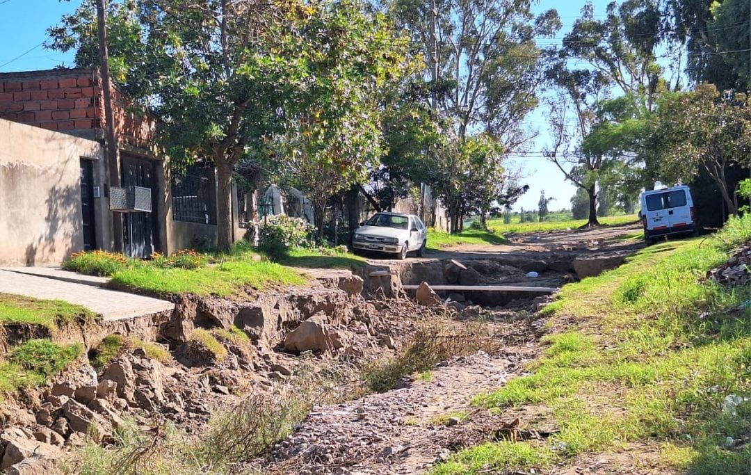 Más allá de las inundaciones en Grünbein se sienten olvidados