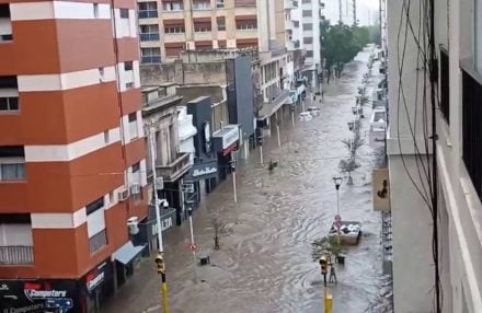 lluvia en el centro